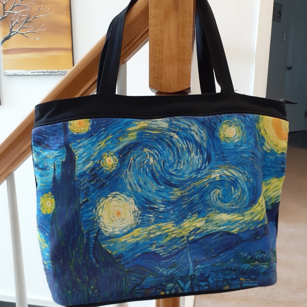 Starry Night Tote Bag by Galleria Enterprises Inc
